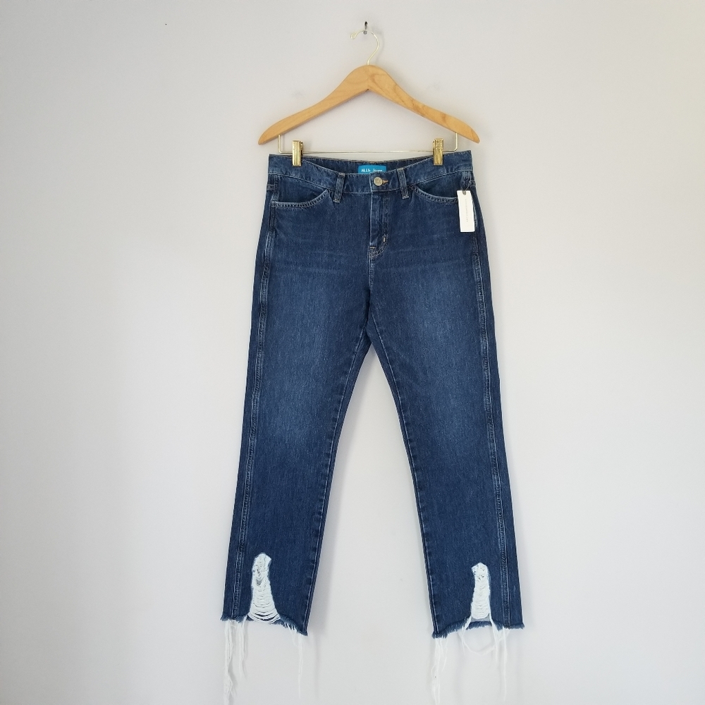 NWT Anthropologie Mih Cult Straight Raw Hem Jean - Picture 2 of 12
